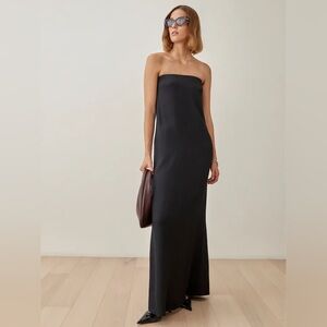 Reformation Larkin Dress Sz S in Carob MSRP: 278 (FLORAL ITEM, NOT BLACK)